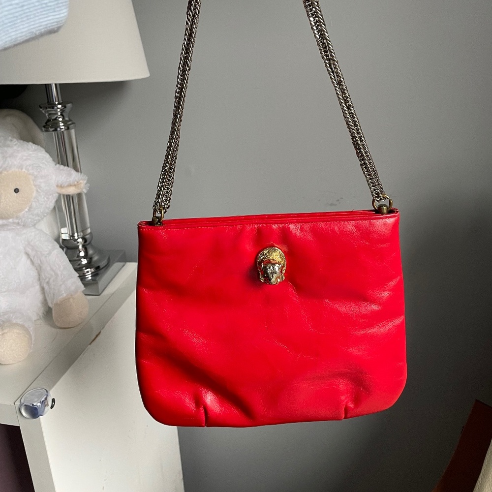 Vintage deerskin trading post convertible bag